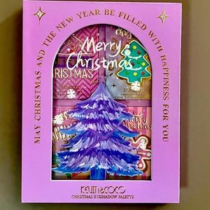 Christmas Themed Eye Shadow Palettes and Highlighter